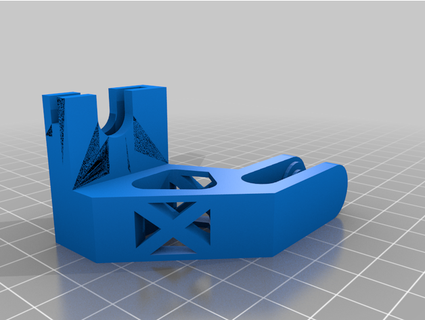 voxelab aquila x2 rouleau filament guider pyrrhaxis 3d print model - Mito3D