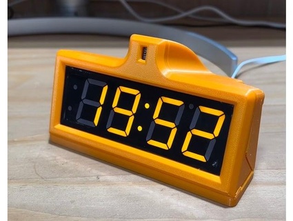 minimalista ntp sincronizado relógio chudsaviet2 3d print model - Mito3D