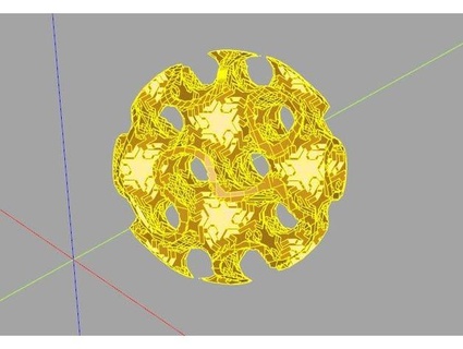 gyroid sphere justinsdk 3d print model - Mito3D