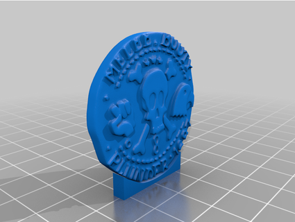 verb coin monkey island fridix86 3d print model - Mito3D