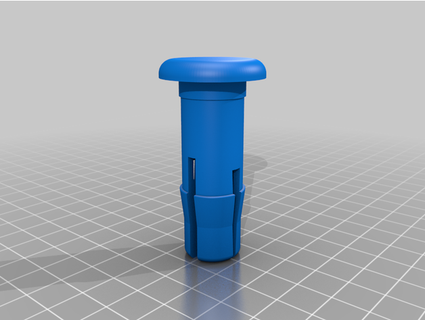 wheelie bin lid hinge pin cbalfour 3d print model - Mito3D