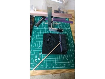 lixar tiroteio borda vernier escala AREIA ferramentas 3d print model - Mito3D