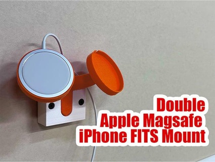 ford maverick fits apple magsafe dual iphone holder adapter jackharvest 3d print model - Mito3D