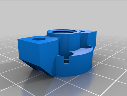 dragon hotend adapter mount cr-6 se chirpy8 3d print model - Mito3D