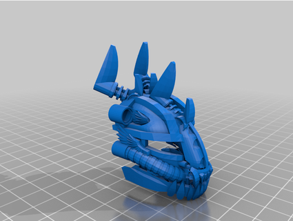 rakalligore masque mélanger bionicule guerre fritz mocassins 3d print model - Mito3D