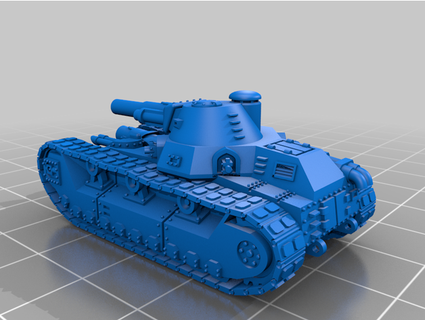 morgardsblade heavy breakthrough tank popsicleballista 3d print model - Mito3D