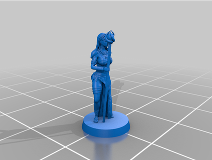 insan büyücü kadın cheeseromano5 3d print model - Mito3D