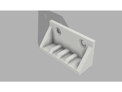 horn door latch bracket garint 3d print model - Mito3D