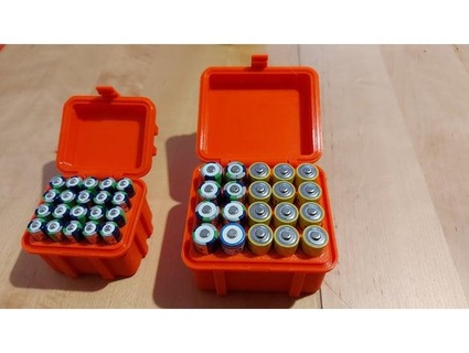robust Box 20x aa aaa Batterien fsvelim1 3d print model - Mito3D