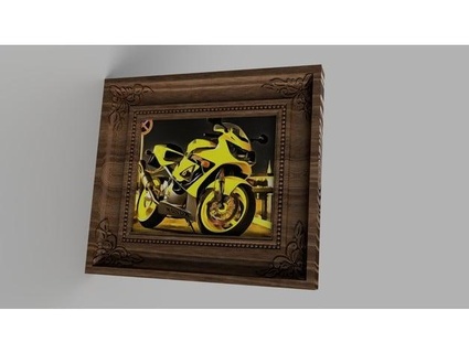 simple picture frame 4 g67 3d print model - Mito3D