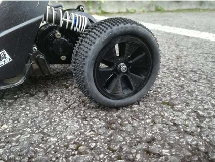 tamiya dt-01 rear rim 22 tires vorgansworkshop 3d print model - Mito3D