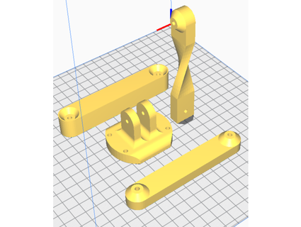 flexível braço multi objetivo robusto 3d print model - Mito3D