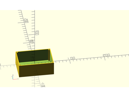 paramétrico caixa cobrir bainha ganhar 3d print model - Mito3D