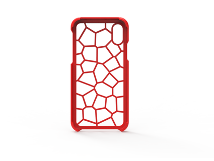 carcasa iphone voronoi blozink 3d print model - Mito3D