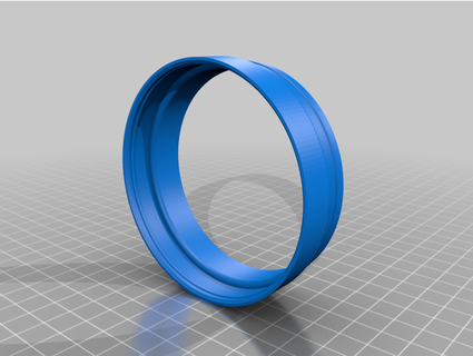 anello prolunga tappo per inserimento lampadina led megane 4 joemic 3d print model - Mito3D