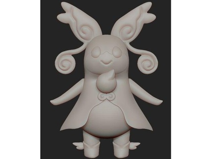pokemon- mega audino dkazumi 3d print model - Mito3D