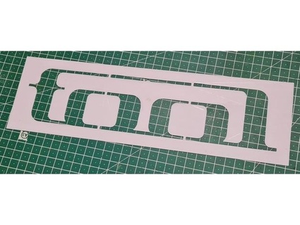 tool band logo stencil le nerdarto 3d print model - Mito3D