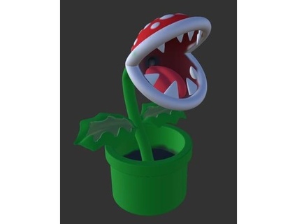 super mario piranha plante Seigneur 3d print model - Mito3D