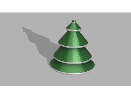 Noel ağaç süs tosbağa çevik 1982 3d print model - Mito3D