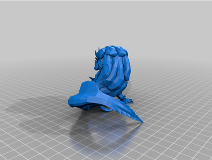 real Ludroth figura croquete 3d print model - Mito3D