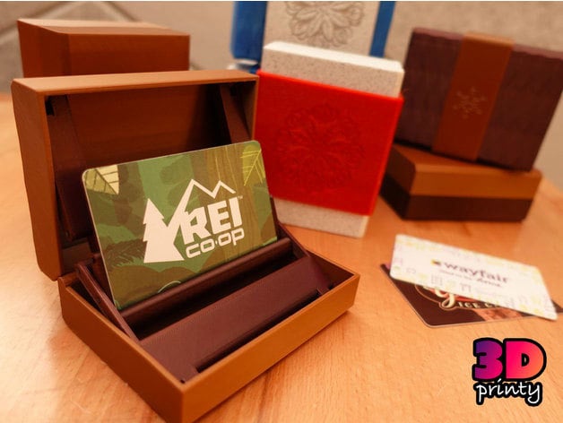 pop-up gift card box 3d-printy 3D print model - Mito3D