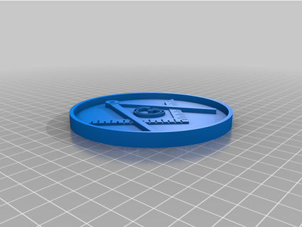 freemason coaster thephionex 3d print model - Mito3D