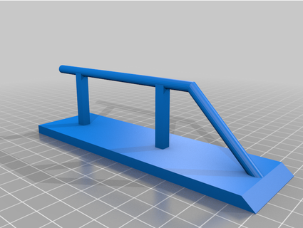 tech deck fingerboard grind rail joulierouge 3d print model - Mito3D