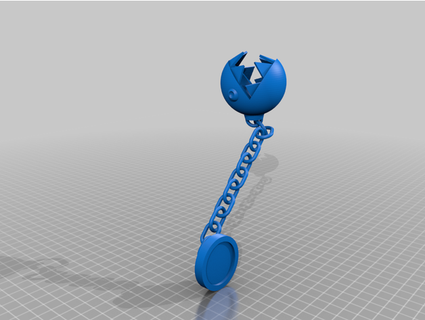 super mario chain chomp magnet mdherren 3d print model - Mito3D