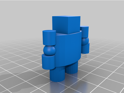 doof Roboter wsuraider 3d print model - Mito3D