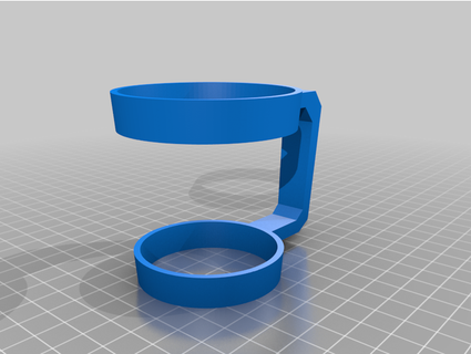 plastic cup holder uselesswolfdragon 3d print model - Mito3D