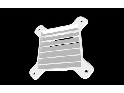 grille ventilation 100mm canal 121 3d print model - Mito3D