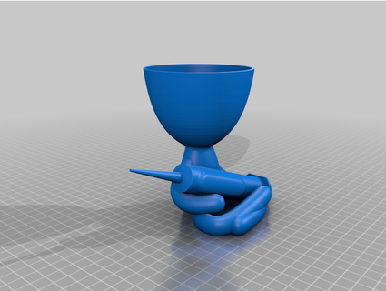 Roberto pianta siringa vortexpc 3d print model - Mito3D