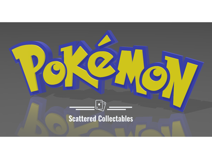 pokemon logo sign scatteredcollectables 3d print model - Mito3D
