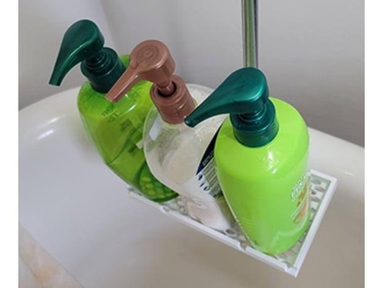 baignoire robinet douche étagère mercureenenfer 3d print model - Mito3D