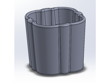 vaso botão johnkh 3d print model - Mito3D
