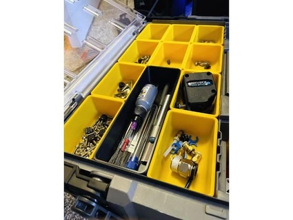 tray inserts keter cantilever organizer box gotcoffee88 3d print model - Mito3D