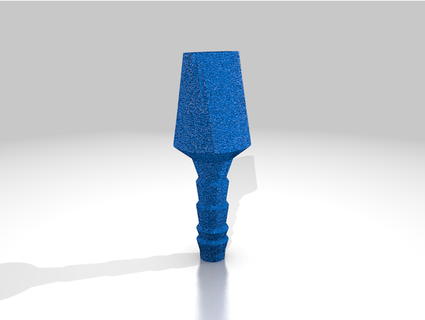 potente+ titolare supporto acqua tubo megacolon tossico 3d print model - Mito3D