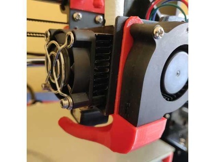 Alto fluxo semicircular ventilador duto rede a8 nacho98 3d print model - Mito3D