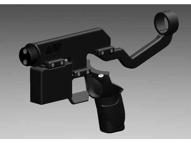 vr práctico disparo controlar blobworks 3D print model - Mito3D