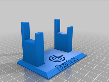 dreamcast controller stand improvement remix undeadbobop 3d print model - Mito3D
