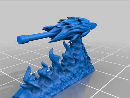 ateş harf kodlamak mikekoop 3d print model - Mito3D