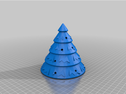 Natale albero bc320 3d print model - Mito3D