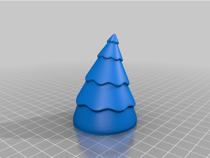 christmas tree changing colors henryspl 3d print model - Mito3D