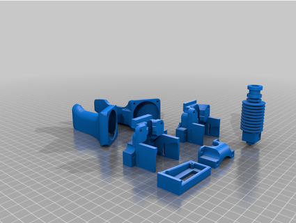 Chiron Banta montieren Reißzähne Deckel v5 v6 Klingenträume 3d print model - Mito3D