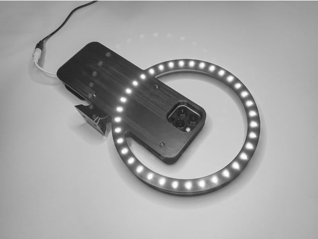 iphone 13 profesyonel max yüzük ışık elie973 3D print model - Mito3D