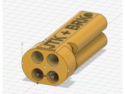 4 hole whistle roweboatdesign 3d print model - Mito3D