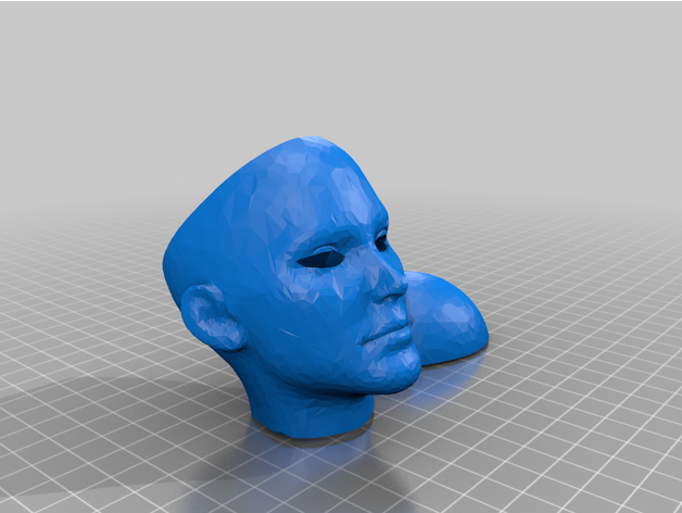 doll head oliviawatson 3D print model - Mito3D