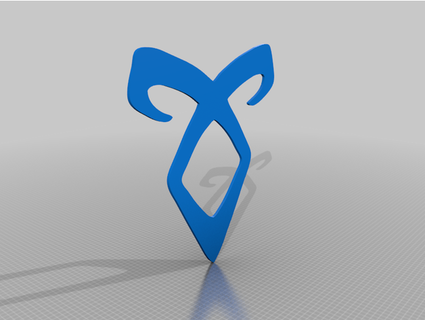 angelic rune mortal instruments tinkersmith 3d print model - Mito3D