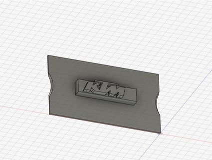 protezione attenzione crash bar ktm logo salvocampisi1975 3d print model - Mito3D