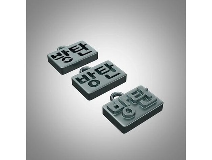 bts pendant set pcn3dprinting 3d print model - Mito3D